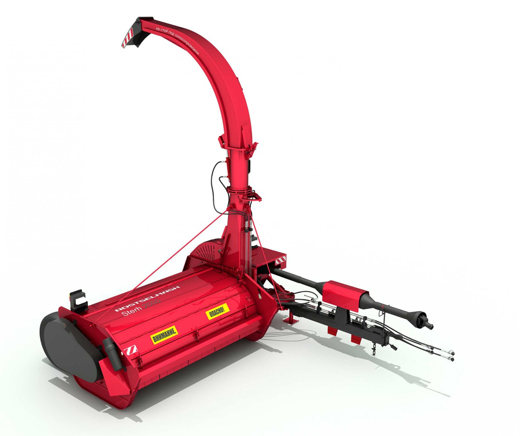 Прицепной кормоуборочный комбайн